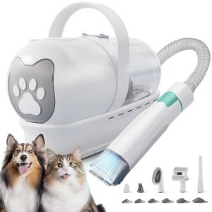8VR Pet Grooming Vacuum and Clipper Kit
