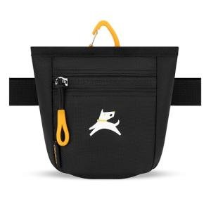 OllyDog Goodie Treat Bag, Dog Treat Pouch, Waist Belt Clip for Hands-Free Training, Magnetic Closure, Dog Training and Behavior Aids, Three Ways to Wear (Raven S'25)