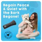 Bark Begone 2023 Ultrasonic Dog Bark Deterrent & Behavior Corrector - Stop Barking, Jumping, Aggression Without Yelling - Just Point & Press! Backed by Kevin Harrington from Shark Tank