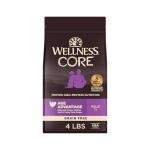 Wellness CORE Senior Dry Dog Food, Grain-Free, High Protein, Natural, Age Advantage Turkey & Chicken Recipe, (4-Pound Bag)