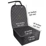 SunGrow Ferret & Dog Front Seat Car Cover, Bucket Seat Protector for Dogs, Captain Chair Seat Cover, Non-Slip Pet Car Seat Protector, Universal Fit, Washable Pet Seat Cover, Pet Travel Accessories