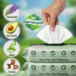 Lavender Scented Organic Dog Wipes - 400 Count