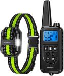 Dog Training Collar with 7 Training Modes, 4200Ft Remote Electronic Dog Shock Collar, Electric Shock Collar for Small Medium Large Dogs (Green)