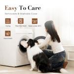 Cozila Dog Beds for Large Sized Dog, Orthopedic Pet Bed with Waterproof Lining, Soft Short Plush Surface & Egg Crate Foam, Machine Washable Pet Bed with Removable Cover & Anti Slip Bottom