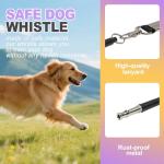 ZeriLion 2 Pack Dog Whistle for Barking Control & Recall Training - Adjustable Ultrasonic Silent Whistle with Lanyard for All Dogs, Professional Pet Whistle Neighbor Dog Solution & Deaf Pet Aid