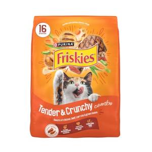 Friskies Tender & Crunch'd Chicken, Beef & Veggies 16 lb