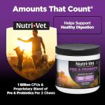 Nutri-Vet Soft Chew Pre and Probiotics, 120 Count