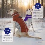 Warm Reflective Dog Jacket with Built-in Harness