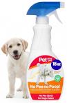 PET YOUR PET Dog Potty Training Spray No Pee No Poop, 16 Fl Oz, Non Toxic Spray for Dogs Only, Natural Pee Deterrent, Prevents Urine Marking and Pooping, Indoor Outdoor House Training Aid