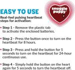 Original Snuggle Puppy Heartbeat Puppy Toy - Heartbeat Puppy for Dogs - Pet Anxiety Relief and Calming Aid - Comfort Dog Toy - Behavioral Training and Sleep Aid Cuddle buddy - Crate Training Essential