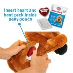 Original Snuggle Puppy Heartbeat Puppy Toy - Heartbeat Puppy for Dogs - Pet Anxiety Relief and Calming Aid - Comfort Dog Toy - Behavioral Training and Sleep Aid Cuddle buddy - Crate Training Essential