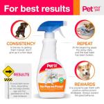 PET YOUR PET Dog Potty Training Spray No Pee No Poop, 16 Fl Oz, Non Toxic Spray for Dogs Only, Natural Pee Deterrent, Prevents Urine Marking and Pooping, Indoor Outdoor House Training Aid