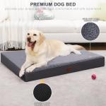 MIHIKK Waterproof Orthopedic Dog Bed, Medium Size