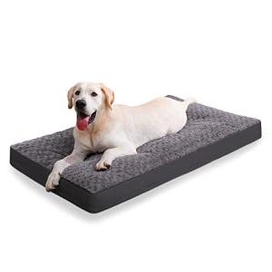 Waterproof Rose Velvet Dog Bed for Medium Dogs