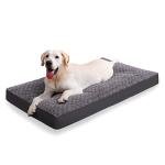 Waterproof Rose Velvet Dog Bed for Medium Dogs