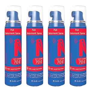 Pet Instructor Spray for Dog, 75ml Spray Corrector Dog Trainer, Safe Humane & Effective Stop Barking, Jumping Up, Food Stealing, Dog Fights & Attacks, Help Stop Unnecessary Dog Behaviour (4 Pack)