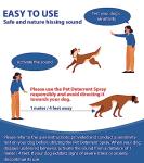 Pet Instructor Spray for Dog, 75ml Spray Corrector Dog Trainer, Safe Humane & Effective Stop Barking, Jumping Up, Food Stealing, Dog Fights & Attacks, Help Stop Unnecessary Dog Behaviour (4 Pack)