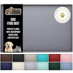 Waterproof Silicone Pet Feeding Mat with Raised Edge