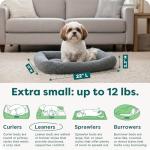 Furhaven Washable Dog Bed for Small Pets - Gray