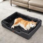 Extra Large Orthopedic Waterproof Dog Bed - Grey
