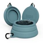 Spill Proof Collapsible Dog Water Bowl - 24oz