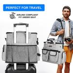 Pet Travel Backpack with Collapsible Bowls and Food Containers