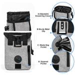 Pet Travel Backpack with Collapsible Bowls and Food Containers