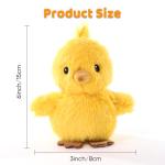 Sew Butiful 3PCS 6'' Squeak Plush Toy, Funny Animal Sets Pet Interactive Play for Small,Medium Dogs Assorted Color