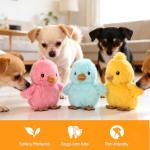 Sew Butiful 3PCS 6'' Squeak Plush Toy, Funny Animal Sets Pet Interactive Play for Small,Medium Dogs Assorted Color