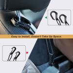 MAXIQI Dog Car Net Barrier for SUV， Upgraded Dog Travel Accessory with Organizers and Storage, Separates Pets from Passengers for Safely, organizes Essentials, Makes Trips Easier.