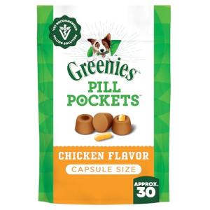Greenies Pill Pockets Chicken Flavor Dog Treats