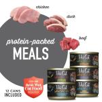 Tiki Cat After Dark, Variety Pack, High-Protein and 100% Non-GMO Ingredients, Wet Cat Food for Adult Cats, 2.8 oz. Cans (Pack of 12)