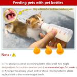 Pet Feeding Bottle and Syringe Set for Puppies and Kittens