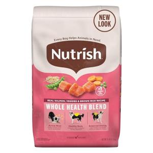 Nutrish Salmon Dry Dog Food, 26 Pound Bag