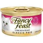 Fancy Feast Chicken Feast Classic Pate Collection Grain Free Wet Cat Food Multi-Pack - (Pack of 24) 3 oz. Pull-Top Cans