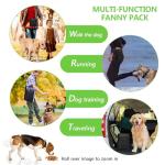 kissleaf Dog Treat Pouch with Magnetic Closure, Treat Pouches for Pet Training, Large Dog Treat Training Pouch and Dog Clicker, Dog Training Treat Pouch Built-in Poop Bag Dispenser, Hands-Free Snack