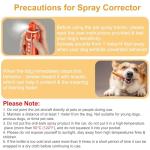 ANSJDH Dog Corrector Spray 80ml 2 Pack Spray Dog Trainer for Stops Barking, Place Avoidance, Attacks,Safe, Help Stop Unwanted Dog Behaviour. Easy to Use, Safe, Humane & Effective