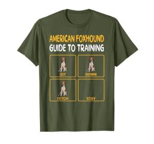 Funny American Foxhound Guide To Training Dog Obedience T-Shirt