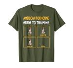Funny American Foxhound Guide To Training Dog Obedience T-Shirt
