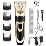 Low Noise Rechargeable Dog Grooming Clippers Set