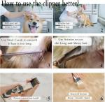 Low Noise Rechargeable Dog Grooming Clippers Set