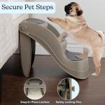 Petmaker Nonslip Foldable Dog Pet Stairs, 3 Steps, 14.5"