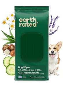Earth Rated Lavender-Scented Dog Grooming Wipes