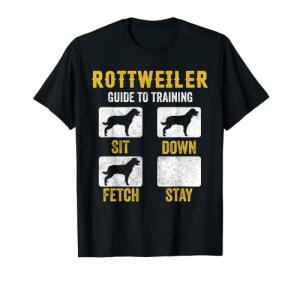 Rottweiler Guide To Training Shirts, Dog Mom Dad Lover Owner T-Shirt