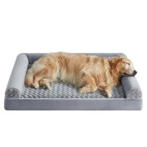 BFPETHOME Dog Beds for Large Dogs, Orthopedic Dog Bed for Medium Large Dogs,Big Waterproof Couch Dog Pet Bed with Removable Washable Cover