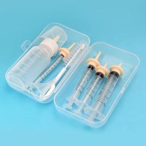 OGNWFUNK Pet Nursing Kit – Kitten Bottle Feeding Set with Nipples, Syringes, and Formula Dispenser for Newborn Puppies, Kittens, Baby Squirrels, and Other Small Animals