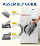 Made4pet Dog Bed Orthopedic, Dog Sofa for Small Dogs Supportive Foam Pet Cushions Bed with Washable Removable Cover, Egg-Crate Foam, Waterproof Lining Bottom, Grey, 30 * 20 * 6.5 Inch