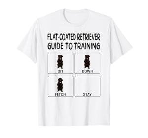 Flat-Coated Retriever Guide To Training Dog Obedience Men Women Girls Kids T-Shirt
