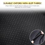 Razyzil Washable Dog Bed for Small to Large Dogs, Calming Anti Anxiety Medium Dog Bed, Deluxe Plush Faux Fur Crate Beds, Comfy Fluffy Kennel Pad Pet Sleeping Mat with Non-Slip Bottom, 35"x22", Gray