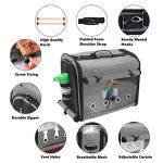 SUERTREE Bird Carrier Bag with Stand, Lightweight Backpack for Parrot, Portable Cockatiel Travel Cage with Accessories, Pet Transparent Breathable Carrier